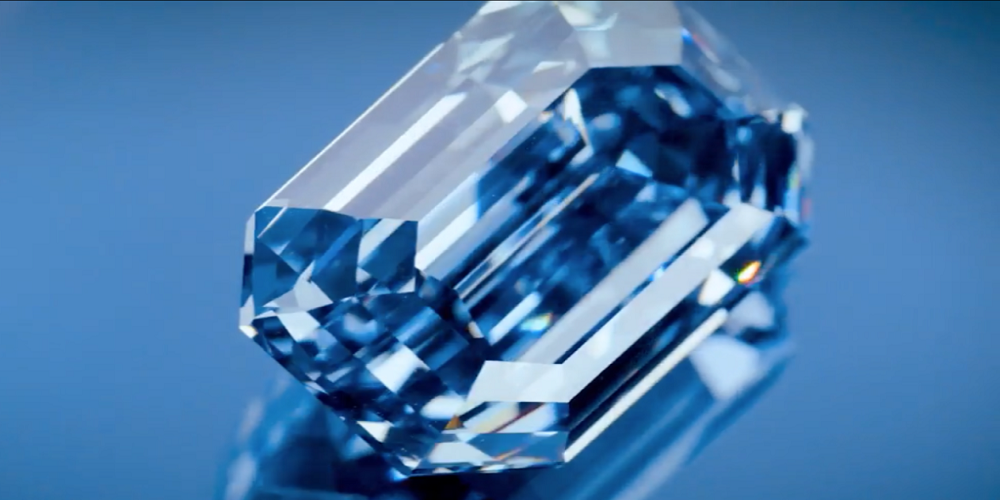 At auction, the 'rarest of the rare' blue diamond is expected to fetch $48 million