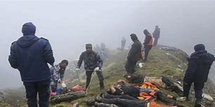 Nepal plane crash: Rescuers locate 21 bodies in wreckage