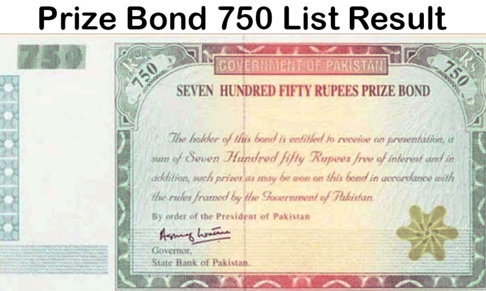 Rs 750 Prize bond list 2024 Check Online – Hyderabad (15 April 2024)
